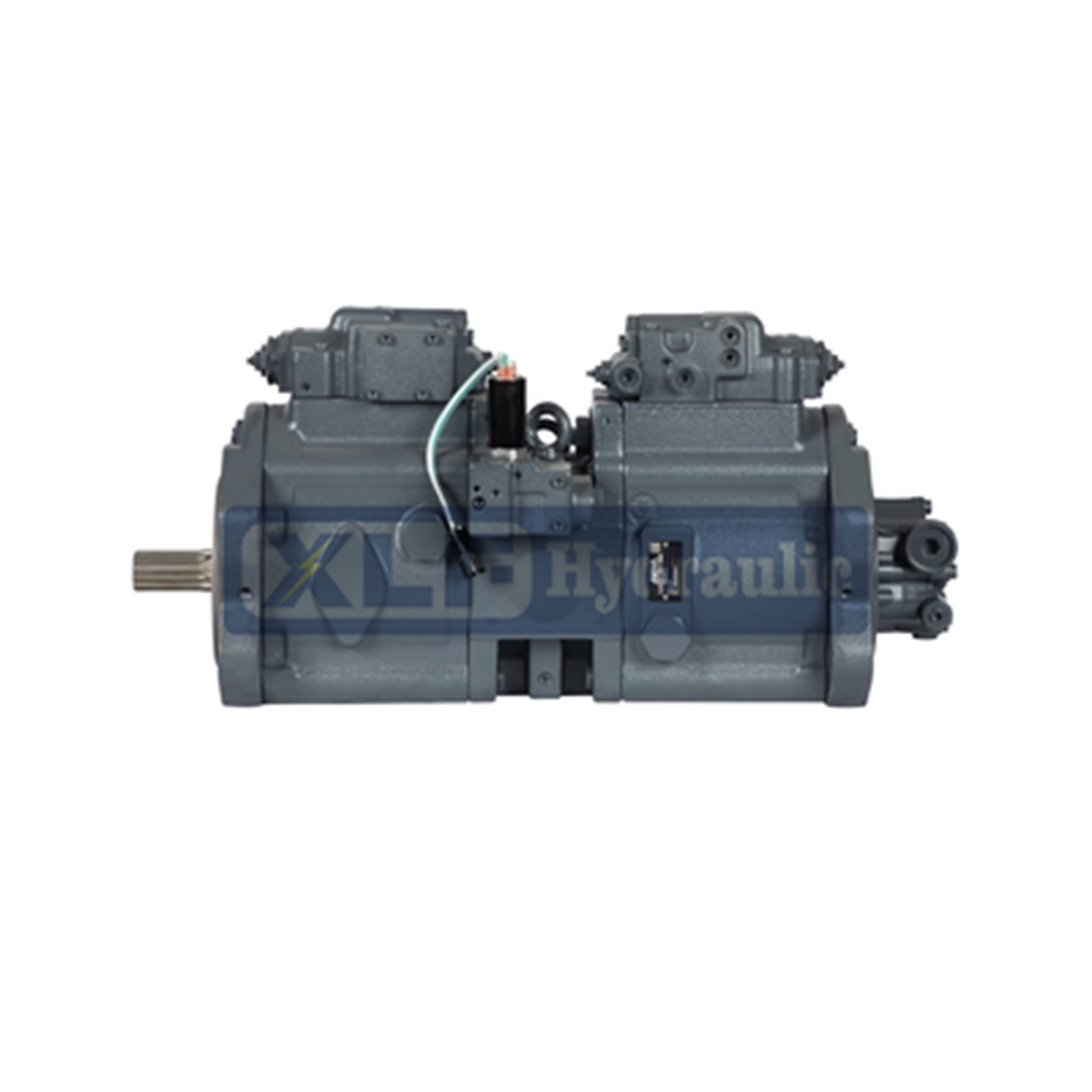 12T Hydraulic System Pump Left View
